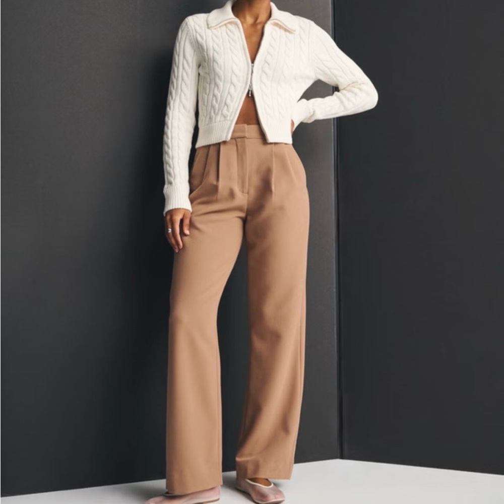 Abercrombie Sloane Pant in Camel - NWOT
